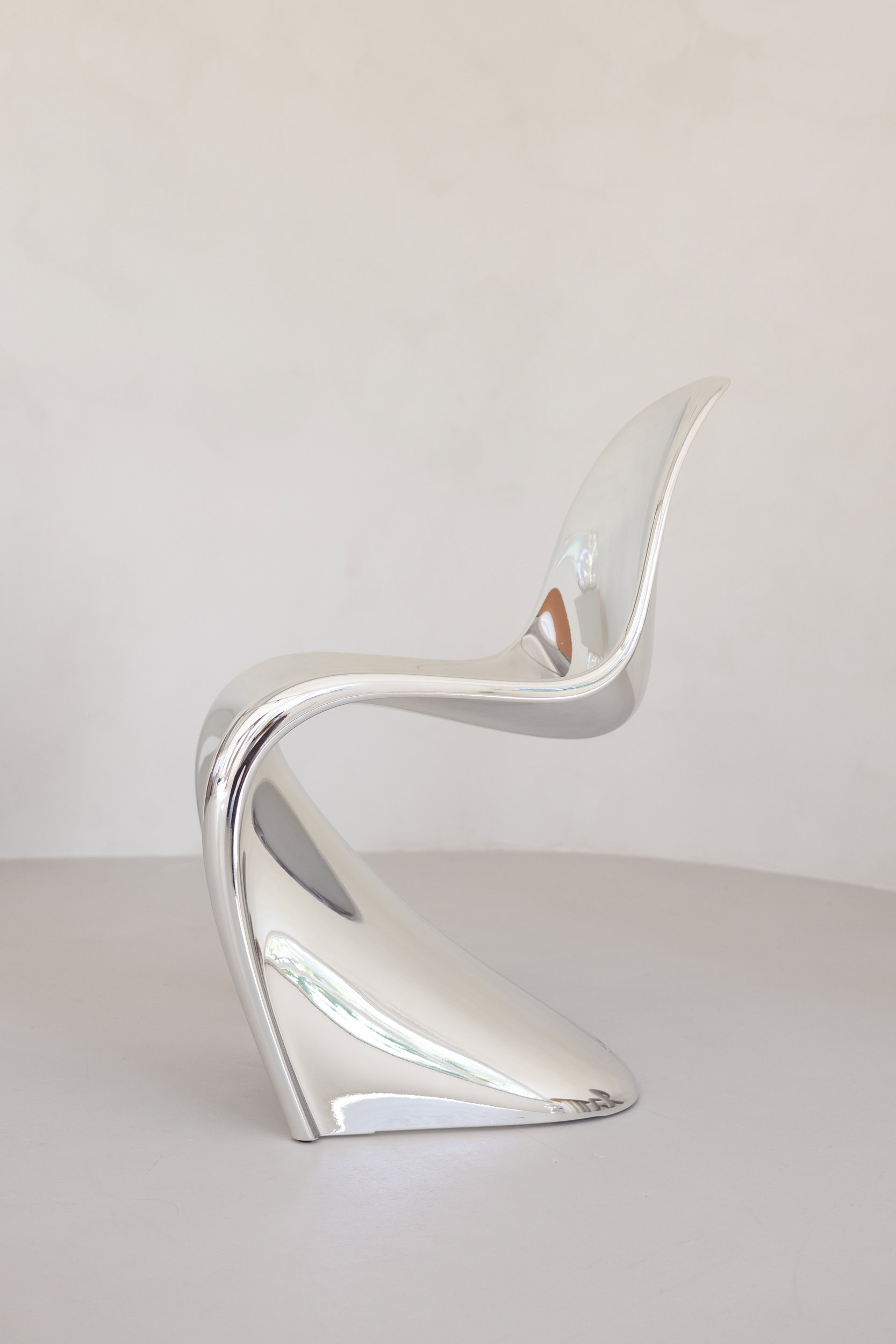 Limitierter Panton Chair Chrome von Verner Panton für Vitra